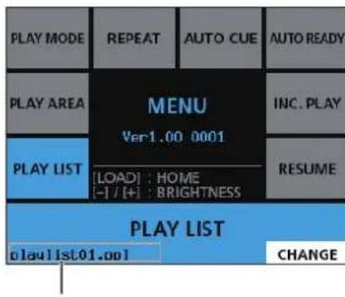 TASCAM RCSS150 - Confirmation/changement d'un réglage : - 2