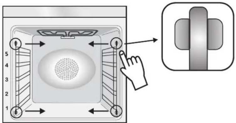 CANDY FCEX65WIFI - STACCO E PULIZIA DELLE GRIGLIE LATERALI - 1