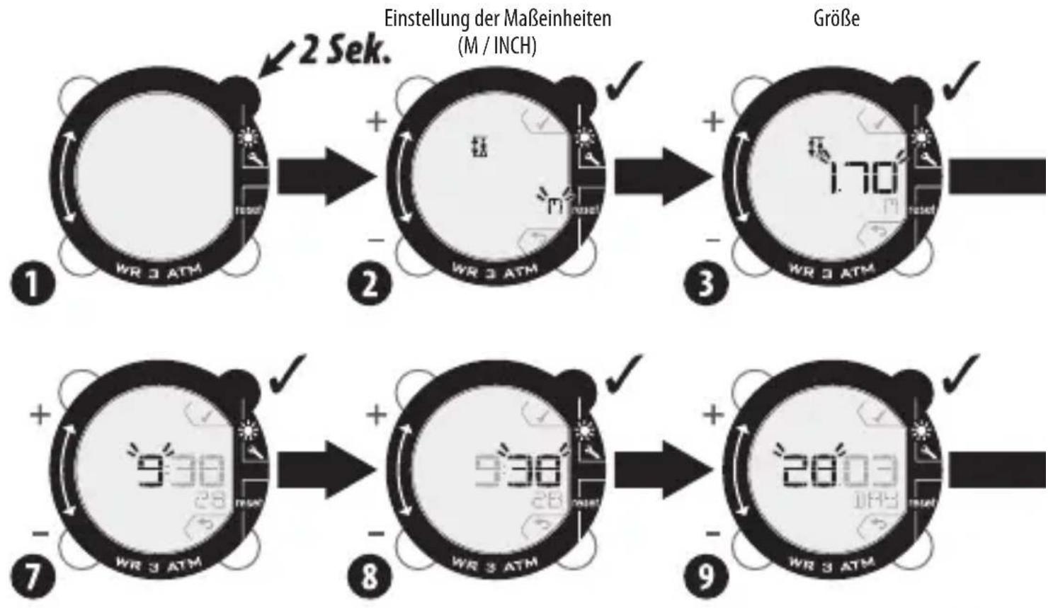 DOMYOS ONstep 600 - GRUNDEINSTELLUNG DES PEDOMETERS - 1