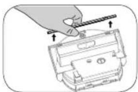 MEDION MD 18379 - Nettoyage du rouleau de nettoyage et de la raclette - 3