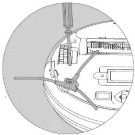 MEDION MD19601 - Nettoyage des brosses latérales - 1