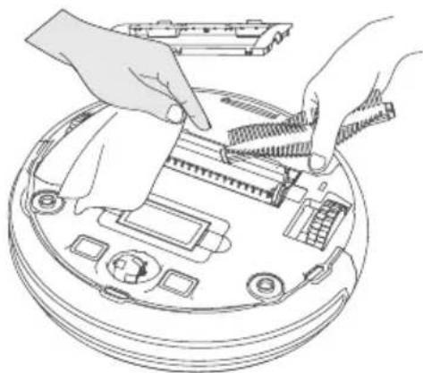 MEDION MD19601 - Nettoyage de l'ouverture d'aspiration et de la brosse - 3