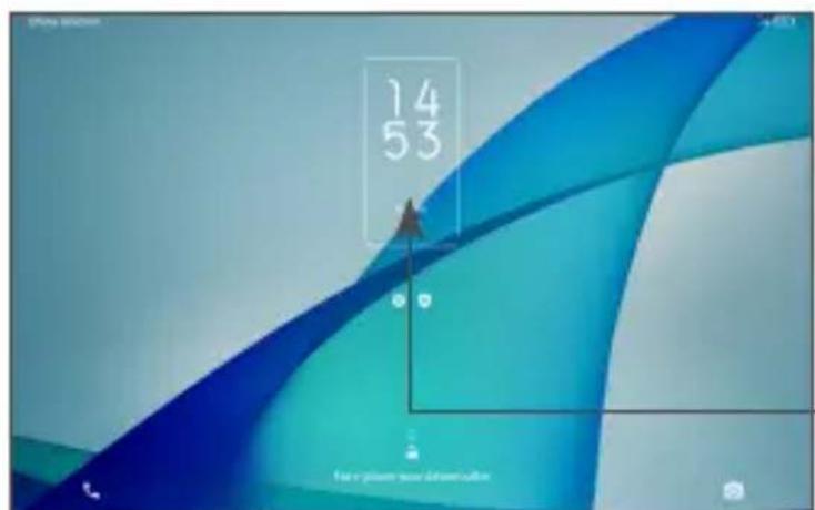 TCL TAB 10s - Pour déverrouiller l'écran de la tablette - 1