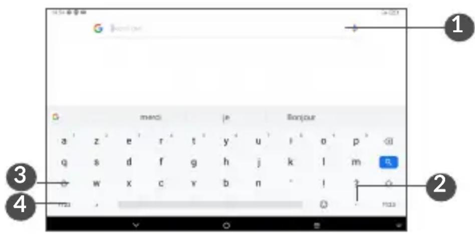 TCL TAB 10s - Gboard - 1