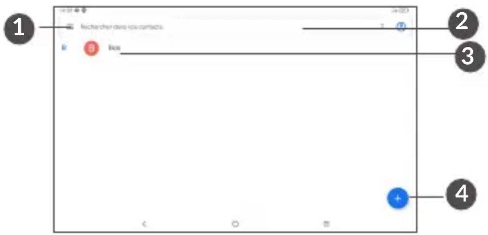 TCL TAB 10s - Consultants contacts - 1
