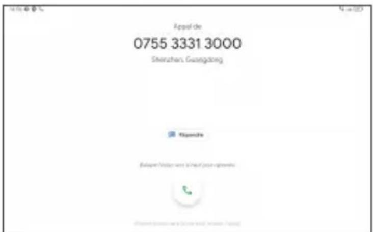 TCL TAB 10s - Accepter ou rejeter un appel - 2