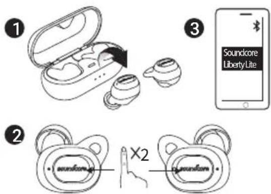 soundcore Liberty Lite - Restablecimiento - 1