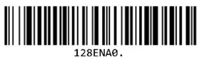 Unitech MS832 - Code 128 試取り有効/無効 - 2