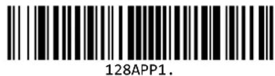 Unitech MS832 - Code 128 小木儿連結 - 1