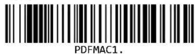 Unitech MS832 - PDF417 可誌桁数 - 1