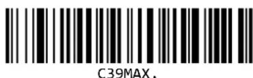 Unitech MS832 - Code 39 可讀桁数 - 2