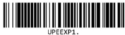 Unitech MS832 - UPC-E 拓張 - 1