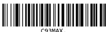 Unitech MS832 - Code 93 可讀桁數 - 2