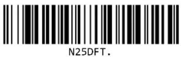 Unitech MS832 - Interleaved 2 of 5 可誌桁数 - 1