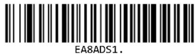 Unitech MS832 - EAN/JAN-8 ト才工一丁七 - 1