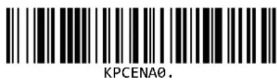 Unitech MS832 - Korea Post 試取の有効/無効 - 2