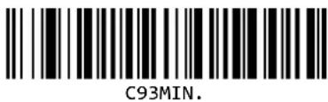 Unitech MS832 - Code 93 可讀桁數 - 1