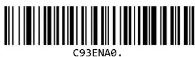 Unitech MS832 - Code 93 論取有効/無効 - 2