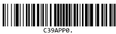 Unitech MS832 - Code 39 可讀桁数 - 2
