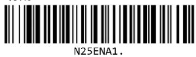Unitech MS832 - NEC 2 of 5 試取の有効/無効 - 1