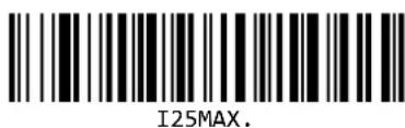 Unitech MS832 - Interleaved 2 of 5 可誌桁数 - 2