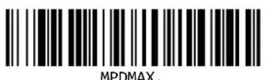 Unitech MS832 - MicroPDF417 可讀行数 - 2