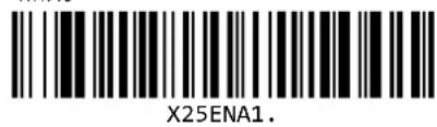 Unitech MS832 - Matrix 2 of 5 論取の有効/無効 - 1