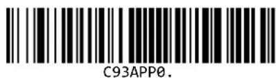 Unitech MS832 - Code 93 可讀桁數 - 2