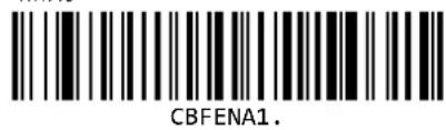 Unitech MS832 - Codablock F 論取の有効/無効 - 1