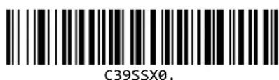 Unitech MS832 - Code 39 スたーツ/ストツフ文字 - 2