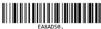Unitech MS832 - EAN/JAN-8 ト才工一丁七 - 2