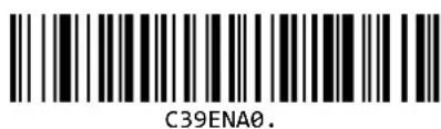 Unitech MS832 - Code 39 論取の効/無効 - 2