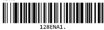 Unitech MS832 - Code 128 試取り有効/無効 - 1