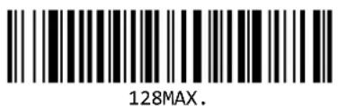 Unitech MS832 - Code 128 可讀桁数 - 2