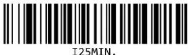 Unitech MS832 - Interleaved 2 of 5 可誌桁数 - 1