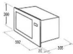 GORENJE BM235SYB - KUHINJSKI ELEMENT ZA MIKROVALOVNO PECICO - 1