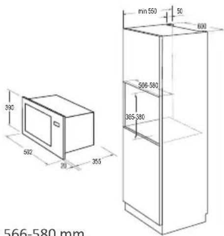 GORENJE BM235SYB - INDBYGNINGIKOKKENSKAB - 1