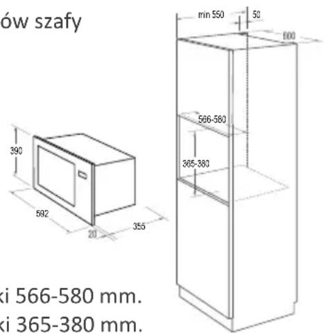GORENJE BM235SYB - Szafla do Mikrofali - 1