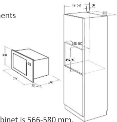GORENJE BM235SYB - MICROWAVE OVEN CABINET - 1
