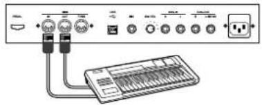 Thomann DP275 - Appareil MIDI via MIDI IN / MIDI OUT / MIDI THRU - 1