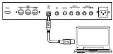 Thomann DP275 - Raccord d'un ordinateur via port USB-MIDI - 1