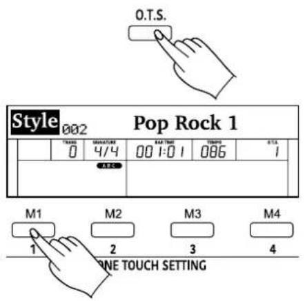 Thomann DP275 - Réglage One Touch (O.T.S) - 1