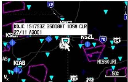 GARMIN GXM 40 - METAR - 6