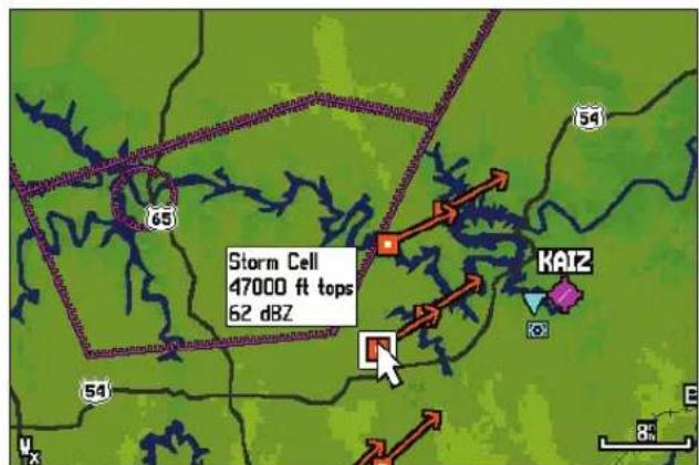 GARMIN GXM 40 - Foyers orageux - 2