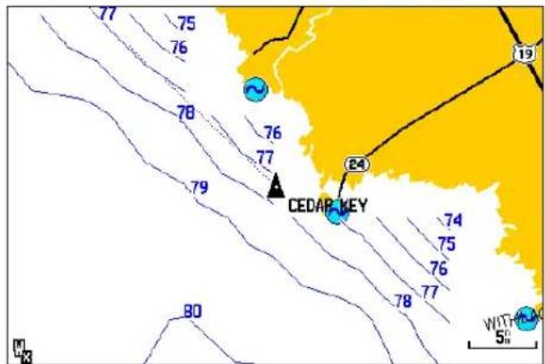 GARMIN GXM 40 - Période des vagues - 2