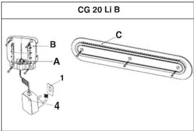 STIGA C 215 D - - TIKAI ar CG 20 Li B akumulatoru lidetäju - 1