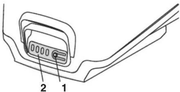 STIGA C 215 D - KONTROLL AV BATTERIETS LADDNING - 1