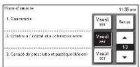 LG LWD3081ST - Pour régler la fonction Recipe Bank (Banque de recettes) pour une cuisson automatique (par exemple: Crostini aux Haricots Noirs et aux Avocats): - 3
