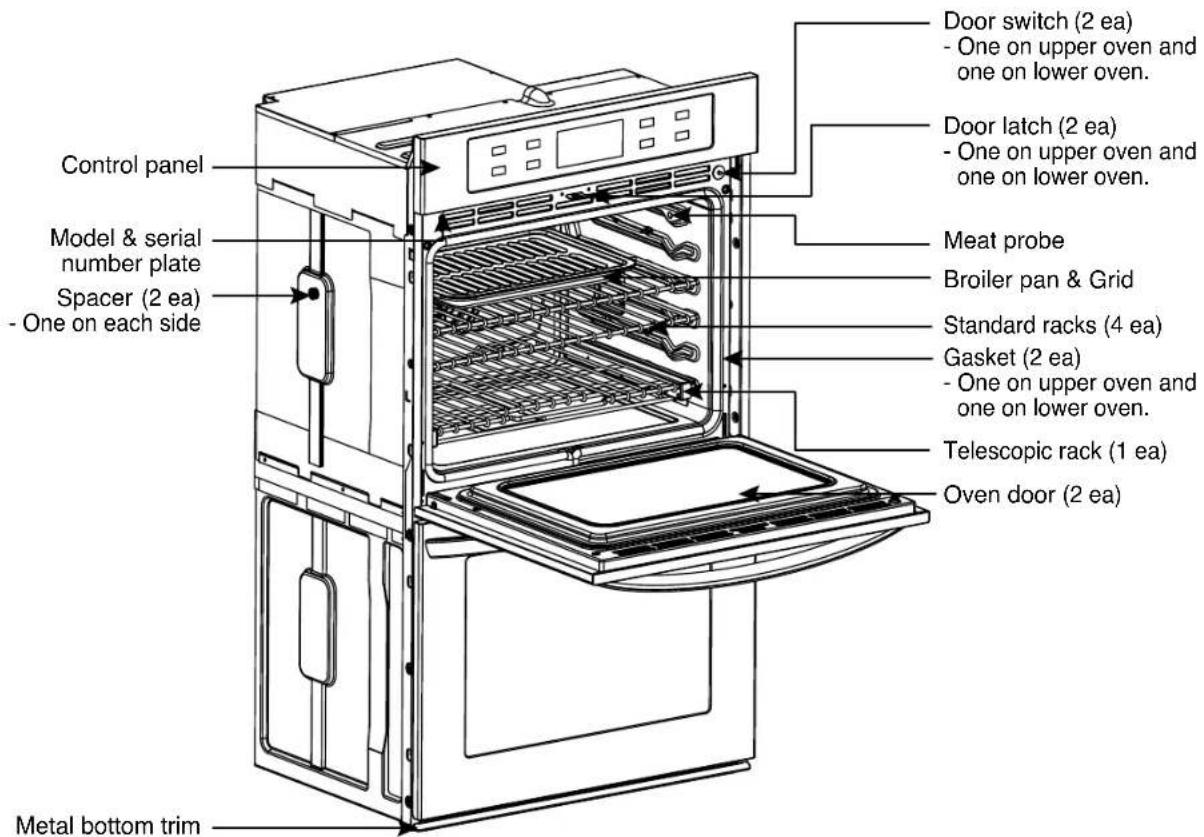 LG LWD3081ST - PARTS AND FEATURES - 1