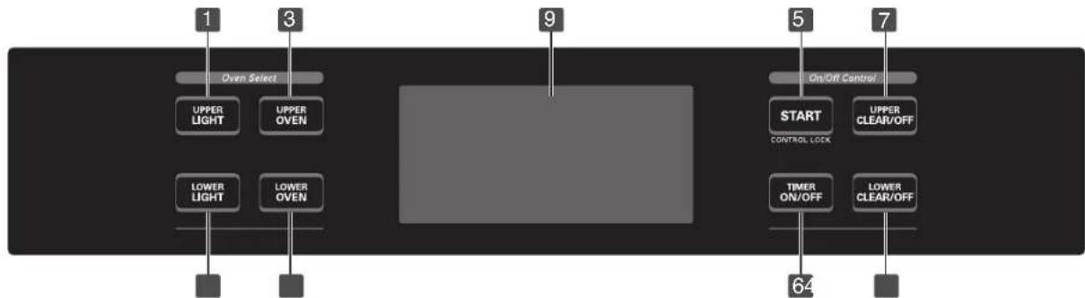 LG LWD3081ST - CONTROL PANEL FEATURES - 1